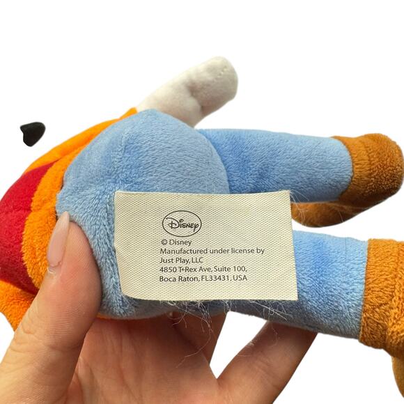 Disney Official Mini Sitting Bean Bag Weighted Goofy Plush Toy Stuffed Animal - Picture 5 of 7